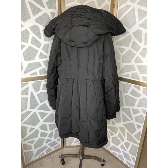 BCBGMaxazria Bcbg Mazazria PARKA Puffer JACKET COAT SZ M BLACK FILLING DOWN - Picture 5 of 15